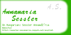 annamaria sessler business card